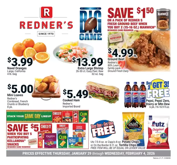 Redner's Warehouse catalogue | On Sale January_29_S10 | 2026-01-29T00:00:00.000Z - 2026-02-04T00:00:00.000Z