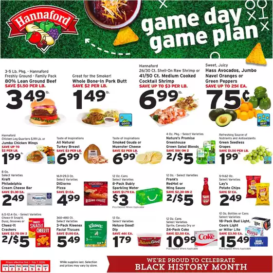 Hannaford catalogue in Bidwell OH | Top offers for smart savers | 2026-02-01T00:00:00.000Z - 2026-02-07T00:00:00.000Z