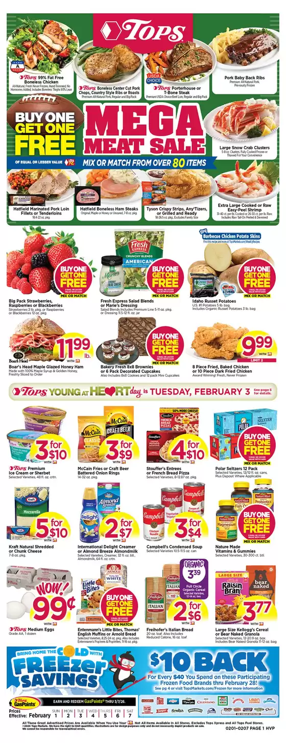 Tops catalogue in Flossmoor IL | Exclusive deals and bargains | 2026-02-01T00:00:00.000Z - 2026-02-07T00:00:00.000Z