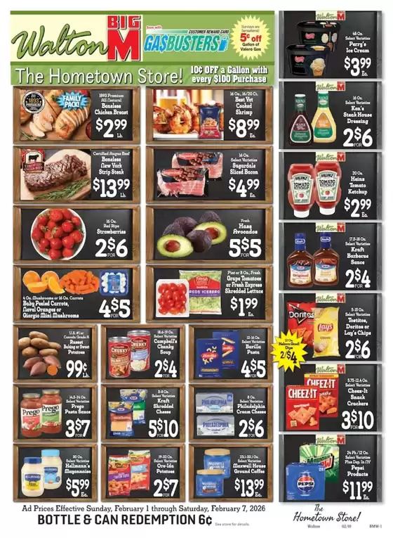 BigM Supermarkets catalogue in Waverly OH | Attractive special offers for everyone | 2026-02-01T00:00:00.000Z - 2026-02-07T00:00:00.000Z