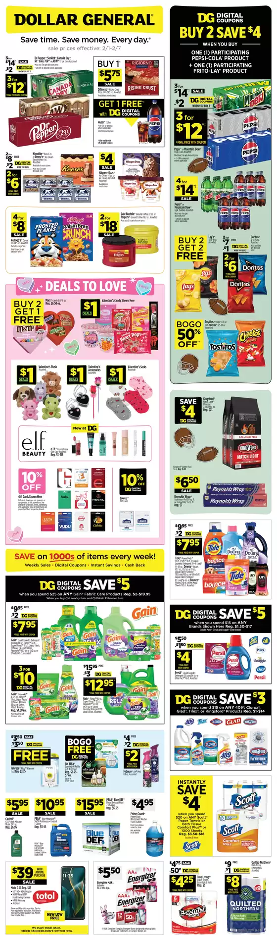 Dollar General catalogue in Gloucester City NJ | Top deals for all customers | 2026-02-01T00:00:00.000Z - 2026-02-07T00:00:00.000Z