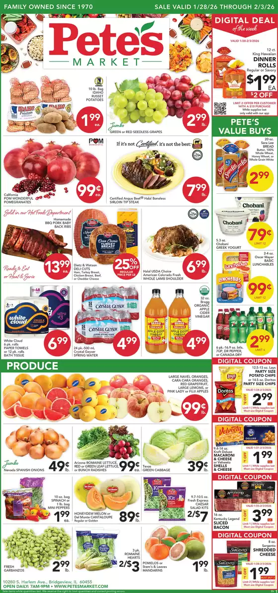 Pete's Fresh Market catalogue in Lutz FL | Current deals and offers | 2026-01-28T00:00:00.000Z - 2026-02-03T00:00:00.000Z