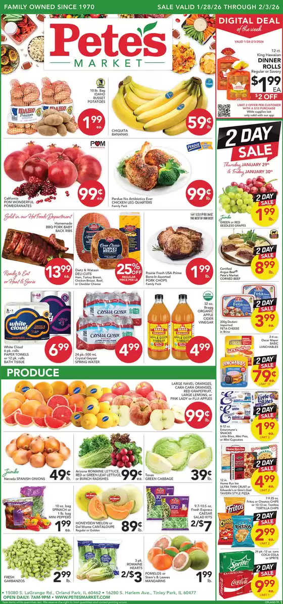 Pete's Fresh Market catalogue in Lutz FL | Discounts and promotions | 2026-01-28T00:00:00.000Z - 2026-02-03T00:00:00.000Z