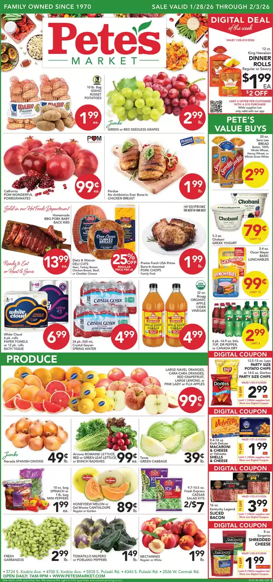Pete's Fresh Market catalogue in Lutz FL | Pete's Fresh Market weekly ad | 2026-01-28T00:00:00.000Z - 2026-02-03T00:00:00.000Z