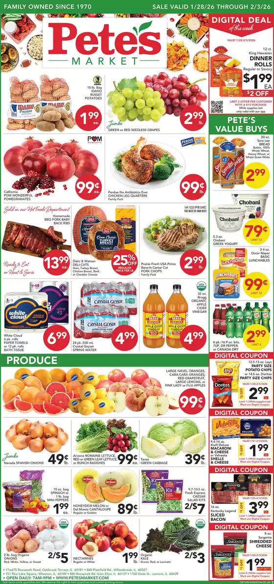 Pete's Fresh Market catalogue in Lutz FL | Our best deals for you | 2026-01-28T00:00:00.000Z - 2026-02-03T00:00:00.000Z