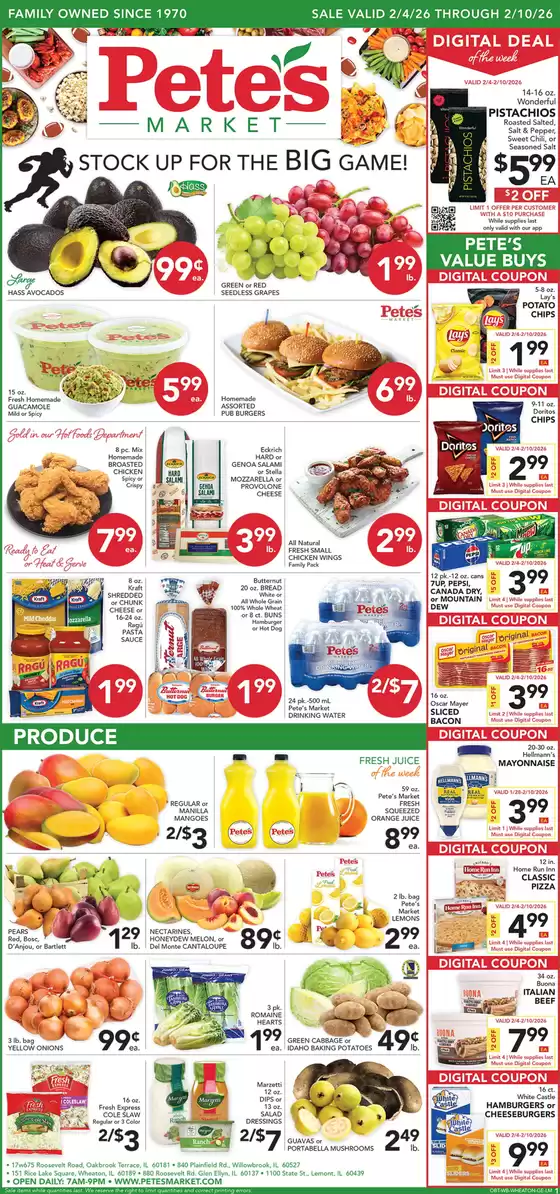 Pete's Fresh Market catalogue in Lutz FL | Exclusive bargains | 2026-02-04T00:00:00.000Z - 2026-02-10T00:00:00.000Z