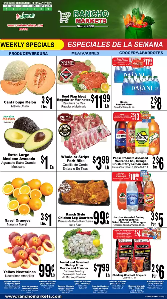 Rancho Markets catalogue in Lee MA | Rancho Markets weekly ad | 2026-02-03T00:00:00.000Z - 2026-02-09T00:00:00.000Z