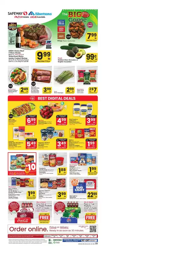 Albertsons catalogue in Woodstown NJ | Great offer for all customers | 2026-02-04T00:00:00.000Z - 2026-02-10T00:00:00.000Z