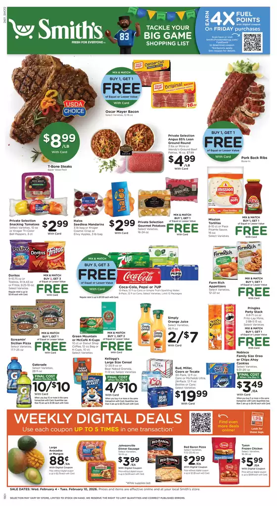 Smith's catalogue in Woodstown NJ | Our best deals for you | 2026-02-04T00:00:00.000Z - 2026-02-10T00:00:00.000Z