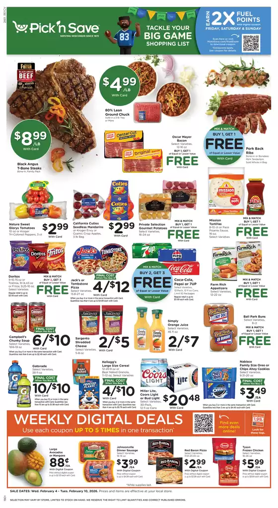 Pick'n Save catalogue in Woodstown NJ | Exclusive bargains | 2026-02-04T00:00:00.000Z - 2026-02-10T00:00:00.000Z