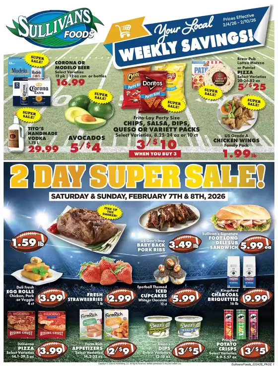 Sullivan's Foods  catalogue in Lake Forest IL | Current deals and offers | 2026-02-04T00:00:00.000Z - 2026-02-10T00:00:00.000Z