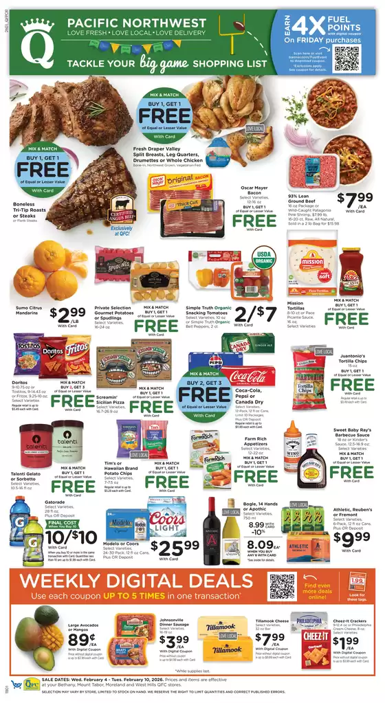 QFC catalogue in Highland UT | Top offers for all bargain hunters | 2026-02-04T00:00:00.000Z - 2026-02-10T00:00:00.000Z