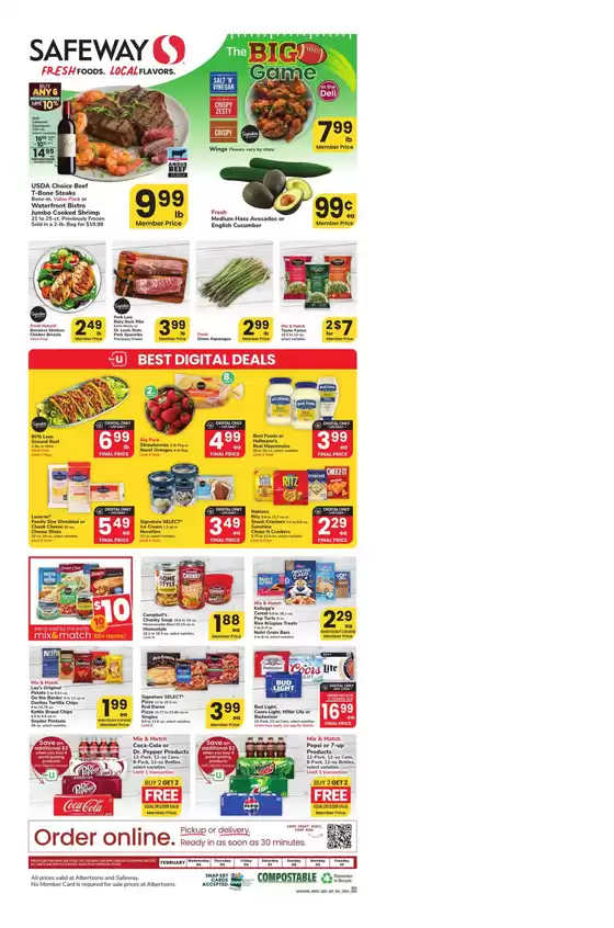 Safeway catalogue in Highland UT | Our best bargains | 2026-02-04T00:00:00.000Z - 2026-02-10T00:00:00.000Z