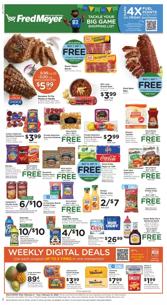Fred Meyer catalogue in Baltimore MD | Current deals and offers | 2026-02-04T00:00:00.000Z - 2026-02-10T00:00:00.000Z