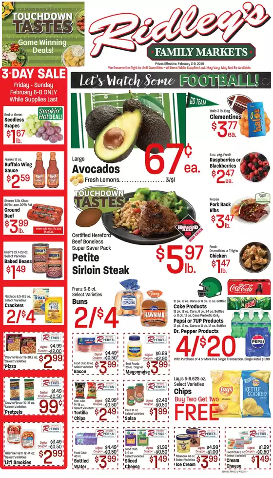 Ridley's Family Markets catalogue in Jericho NY | Exclusive deals for our customers | 2026-02-03T00:00:00.000Z - 2026-02-09T00:00:00.000Z