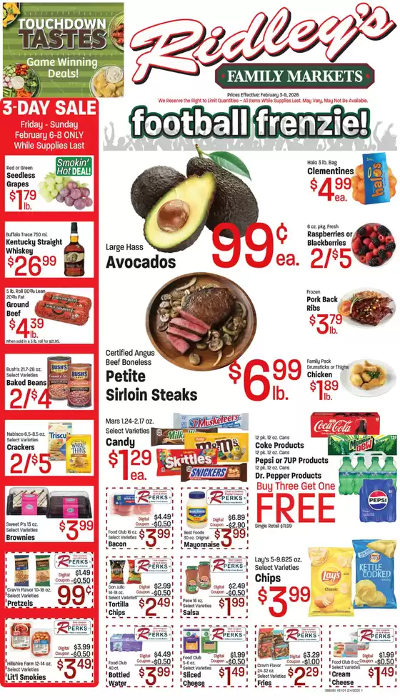 Ridley's Family Markets catalogue in Jericho NY | Discounts and promotions | 2026-02-03T00:00:00.000Z - 2026-02-09T00:00:00.000Z