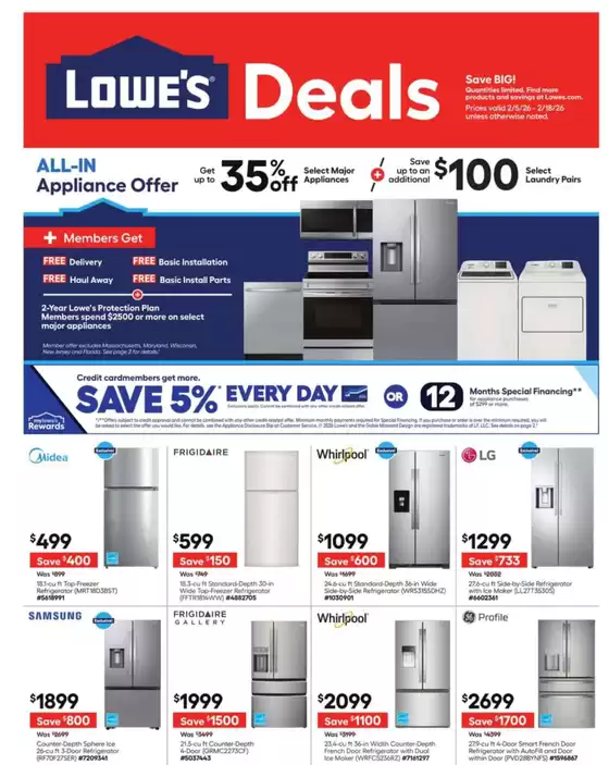 Lowe's catalogue in Pekin IL | Wide range of offers | 2026-02-05T00:00:00.000Z - 2026-02-18T00:00:00.000Z