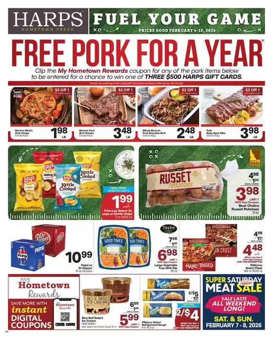 Harp's Market catalogue in Mountain Home AR | Wide range of offers | 2026-02-04T00:00:00.000Z - 2026-02-10T00:00:00.000Z