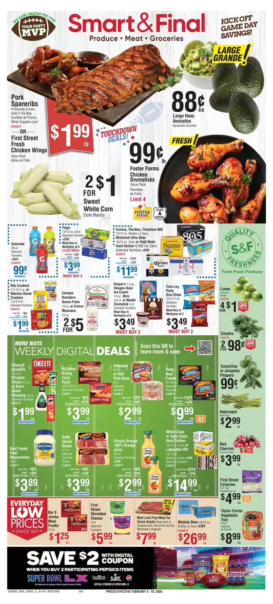 Smart & Final catalogue in Mc Kees Rocks PA | Save now with our deals | 2026-02-04T00:00:00.000Z - 2026-02-05T00:00:00.000Z