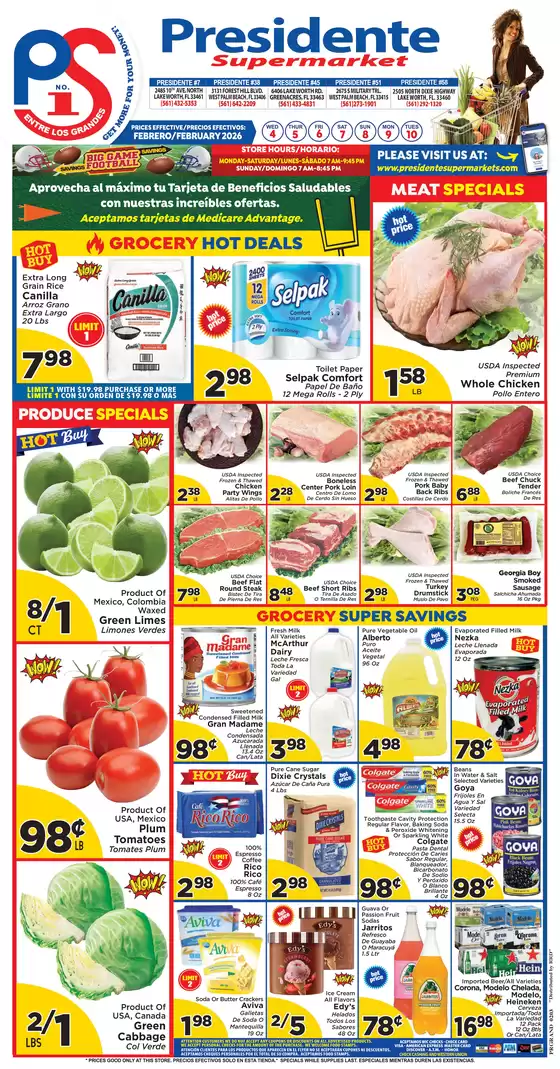 Presidente catalogue | Offers for bargain hunters | 2026-02-04T00:00:00.000Z - 2026-02-10T00:00:00.000Z