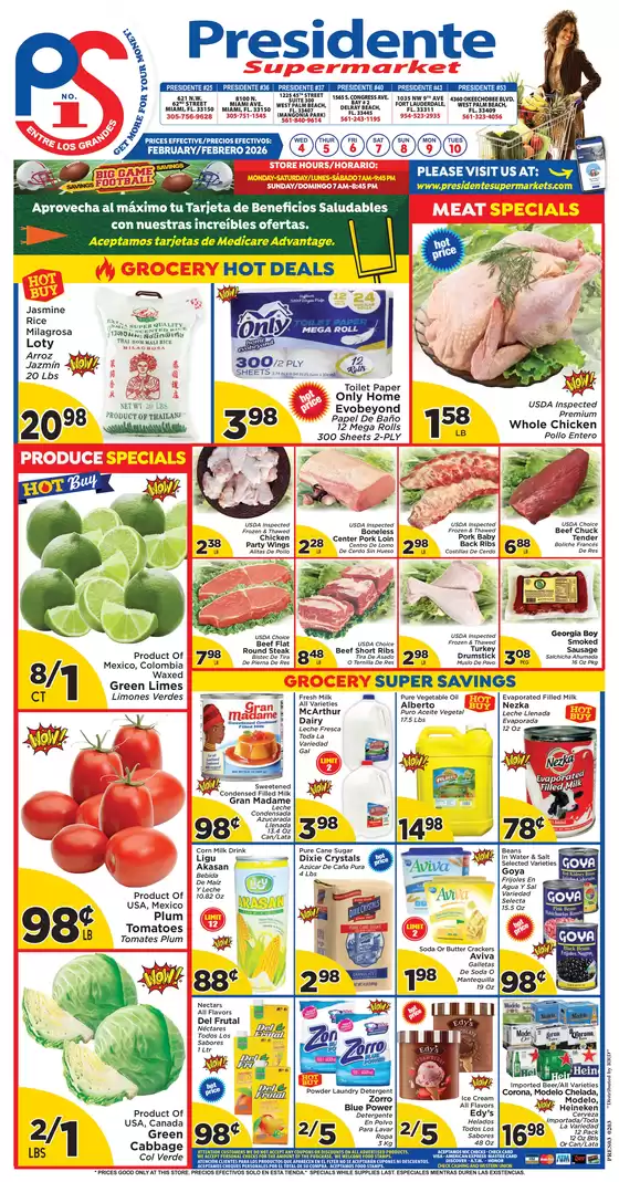 Presidente catalogue | Our best deals for you | 2026-02-01T00:00:00.000Z - 2026-02-28T00:00:00.000Z