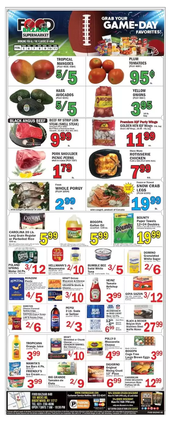 Food Bazaar catalogue in Redmond WA | Our best offers for you | 2026-02-05T00:00:00.000Z - 2026-02-11T00:00:00.000Z