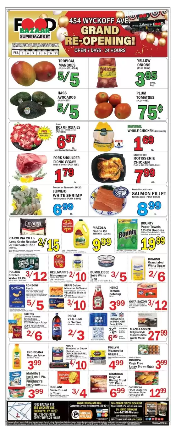 Food Bazaar catalogue in Redmond WA | Top offers for all bargain hunters | 2026-02-05T00:00:00.000Z - 2026-02-11T00:00:00.000Z