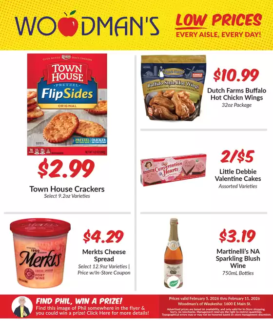 Woodman's catalogue in Versailles IN | Great offer for bargain hunters | 2026-02-05T00:00:00.000Z - 2026-02-11T00:00:00.000Z