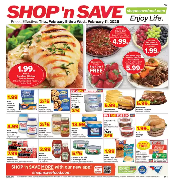 Shop 'n Save catalogue in Wilsonville OR | Discover attractive offers | 2026-02-05T00:00:00.000Z - 2026-02-11T00:00:00.000Z