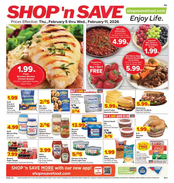Shop 'n Save catalogue in Wilsonville OR | Our best bargains | 2026-02-05T00:00:00.000Z - 2026-02-11T00:00:00.000Z