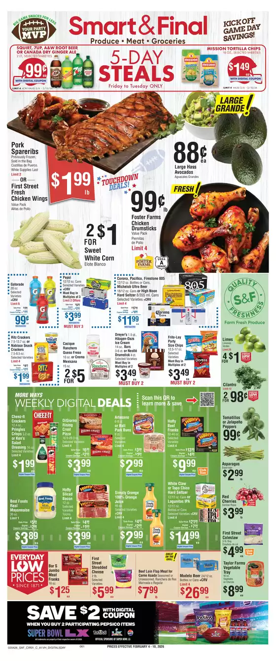 Smart & Final catalogue in Los Angeles CA | Great offer for bargain hunters | 2026-02-06T00:00:00.000Z - 2026-02-10T00:00:00.000Z