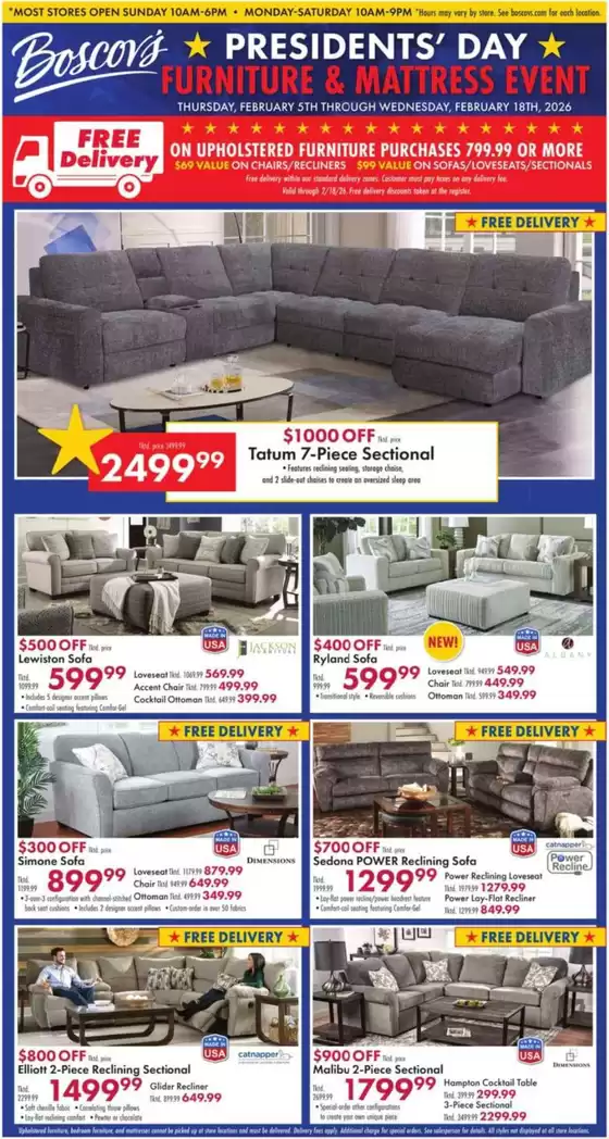 Boscov's catalogue in Delafield WI | Our best bargains | 2026-02-05T00:00:00.000Z - 2026-02-18T00:00:00.000Z