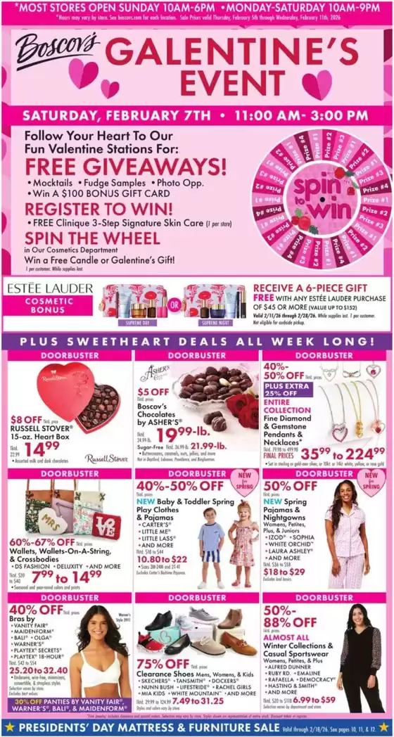 Boscov's catalogue in Delafield WI | Weekly Ads Boscov's | 2026-02-05T00:00:00.000Z - 2026-02-11T00:00:00.000Z