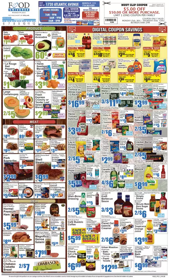 Food Universe catalogue | Great discounts on selected products | 2026-02-09T00:00:00.000Z - 2026-02-12T00:00:00.000Z