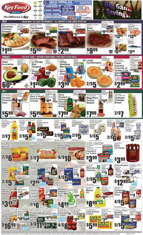 Key Food catalogue in Cardington OH | Exclusive bargains | 2026-02-06T00:00:00.000Z - 2026-02-12T00:00:00.000Z