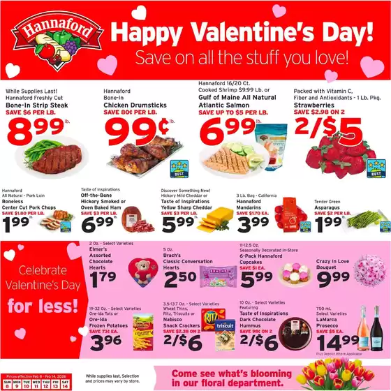 Hannaford catalogue in Santee CA | Exclusive deals and bargains | 2026-02-08T00:00:00.000Z - 2026-02-14T00:00:00.000Z