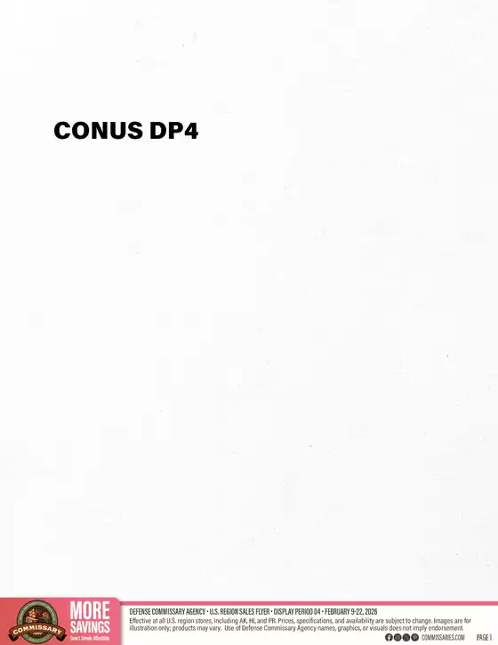 Commissary catalogue in Arbutus MD | Flyer Commissary | 2026-02-09T00:00:00.000Z - 2026-02-22T00:00:00.000Z
