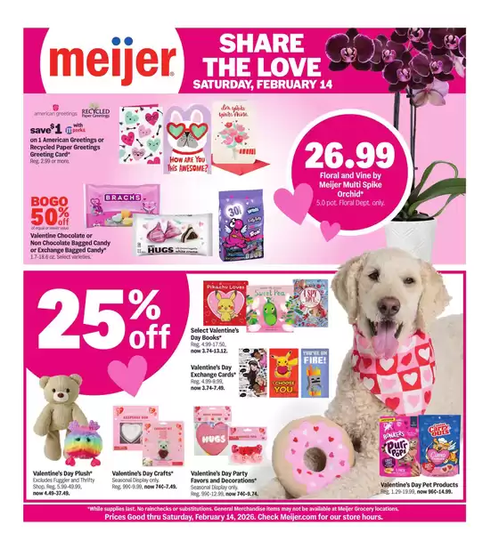 Meijer catalogue in Milwaukee WI | Exclusive deals for our customers | 2026-02-11T00:00:00.000Z - 2026-02-14T00:00:00.000Z