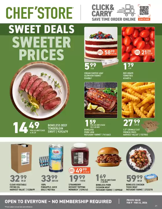Chef'Store catalogue in Randallstown MD | Special offers for you | 2026-02-09T00:00:00.000Z - 2026-02-22T00:00:00.000Z