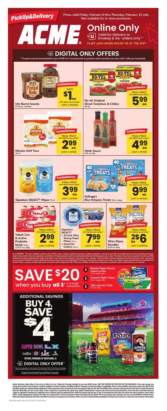 ACME catalogue in Lutherville Timonium MD | Acme Markets - SP | 2026-02-06T00:00:00.000Z - 2026-02-12T00:00:00.000Z