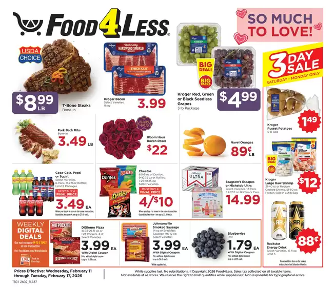 Food 4 Less catalogue in Latham NY | Save now with our deals | 2026-02-11T00:00:00.000Z - 2026-02-17T00:00:00.000Z