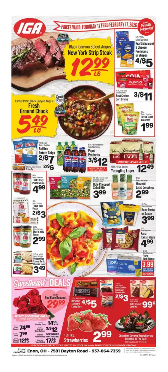 IGA catalogue in Galesburg IL | Discounts and promotions | 2026-02-11T00:00:00.000Z - 2026-02-17T00:00:00.000Z