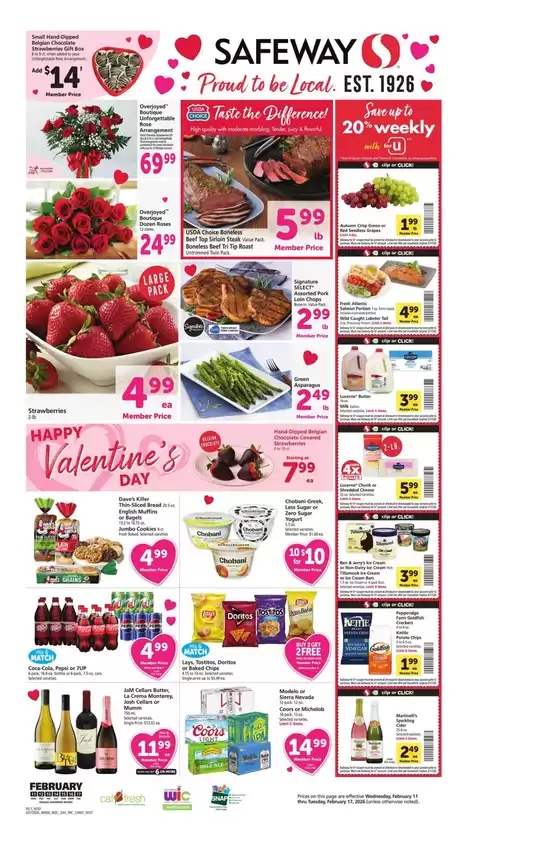 Safeway catalogue in Headland AL | Discover attractive offers | 2026-02-11T00:00:00.000Z - 2026-02-17T00:00:00.000Z