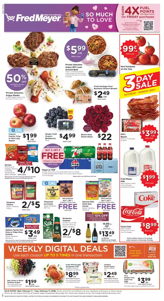 Fred Meyer catalogue in Media PA | Our best deals for you | 2026-02-11T00:00:00.000Z - 2026-02-17T00:00:00.000Z