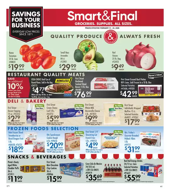 Smart & Final catalogue in Cairo NY | Business & Club Savings (02/11/2026 - 02/24/2026) | 2026-02-11T00:00:00.000Z - 2026-02-24T00:00:00.000Z