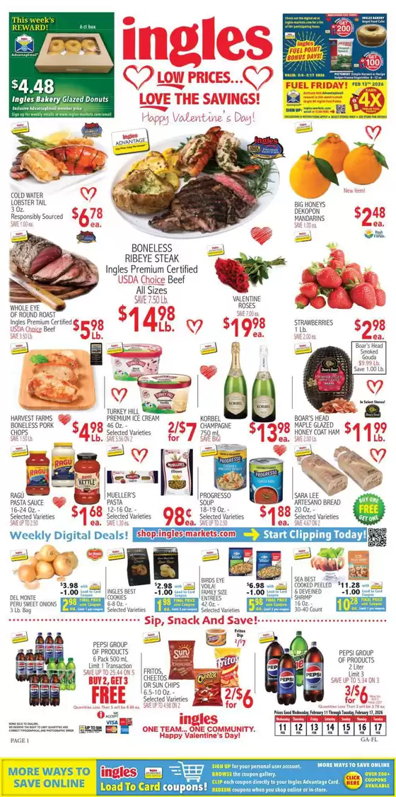 Ingles Markets catalogue in Crescent Springs KY | Attractive special offers for everyone | 2026-02-11T00:00:00.000Z - 2026-02-17T00:00:00.000Z