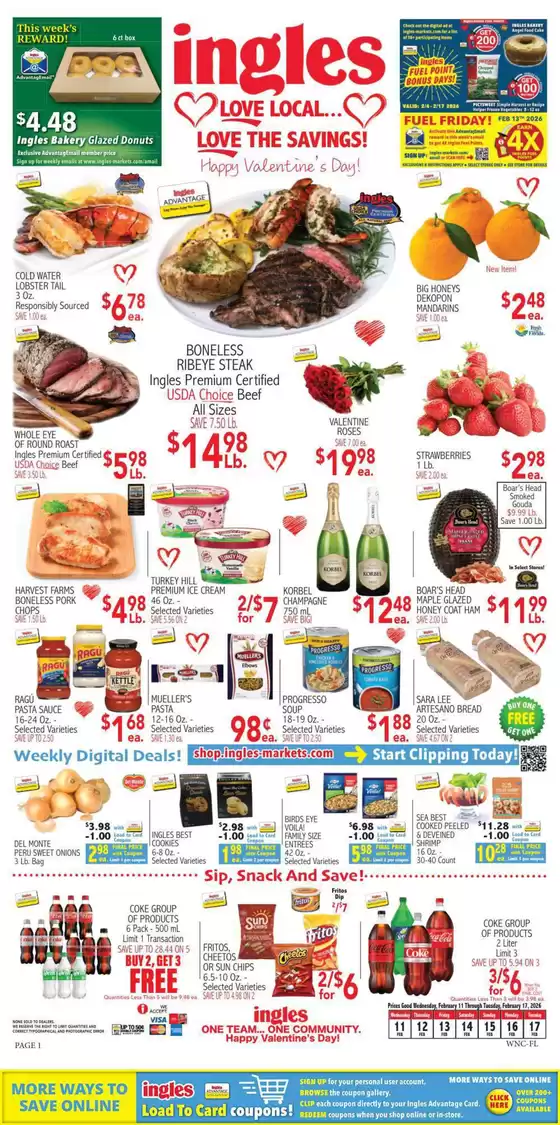 Ingles Markets catalogue in Crescent Springs KY | Great offer for bargain hunters | 2026-02-11T00:00:00.000Z - 2026-02-17T00:00:00.000Z