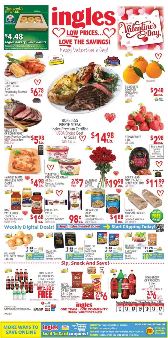 Ingles Markets catalogue in Crescent Springs KY | Ingles Markets weekly ad | 2026-02-11T00:00:00.000Z - 2026-02-17T00:00:00.000Z