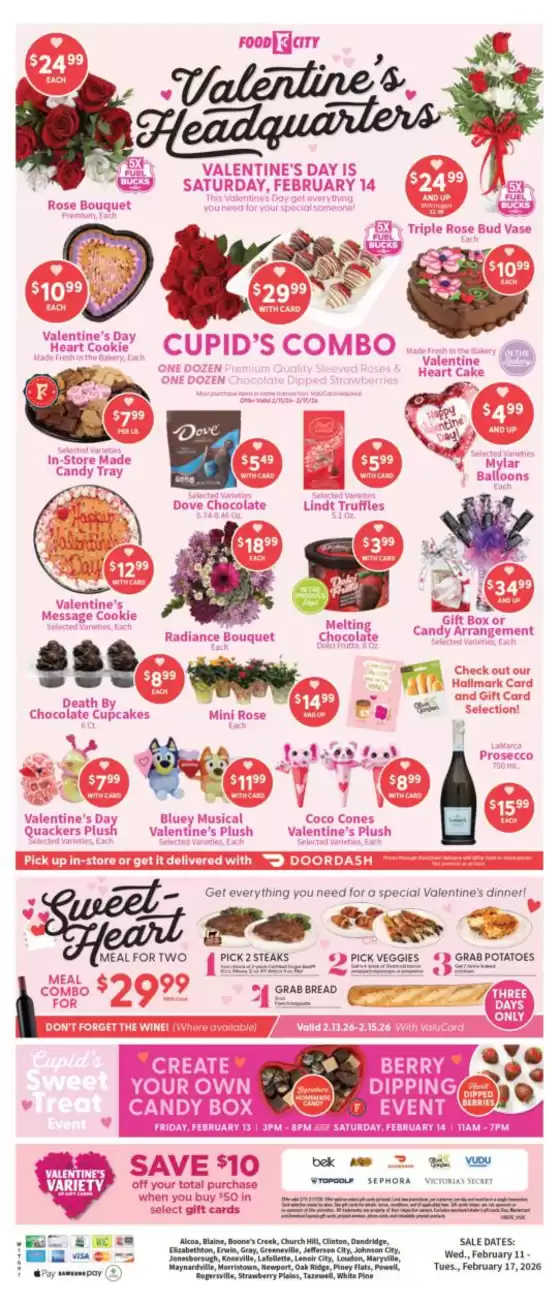 Food City catalogue in Smithville TN | Food City Weekly ad | 2026-02-11T00:00:00.000Z - 2026-02-17T00:00:00.000Z