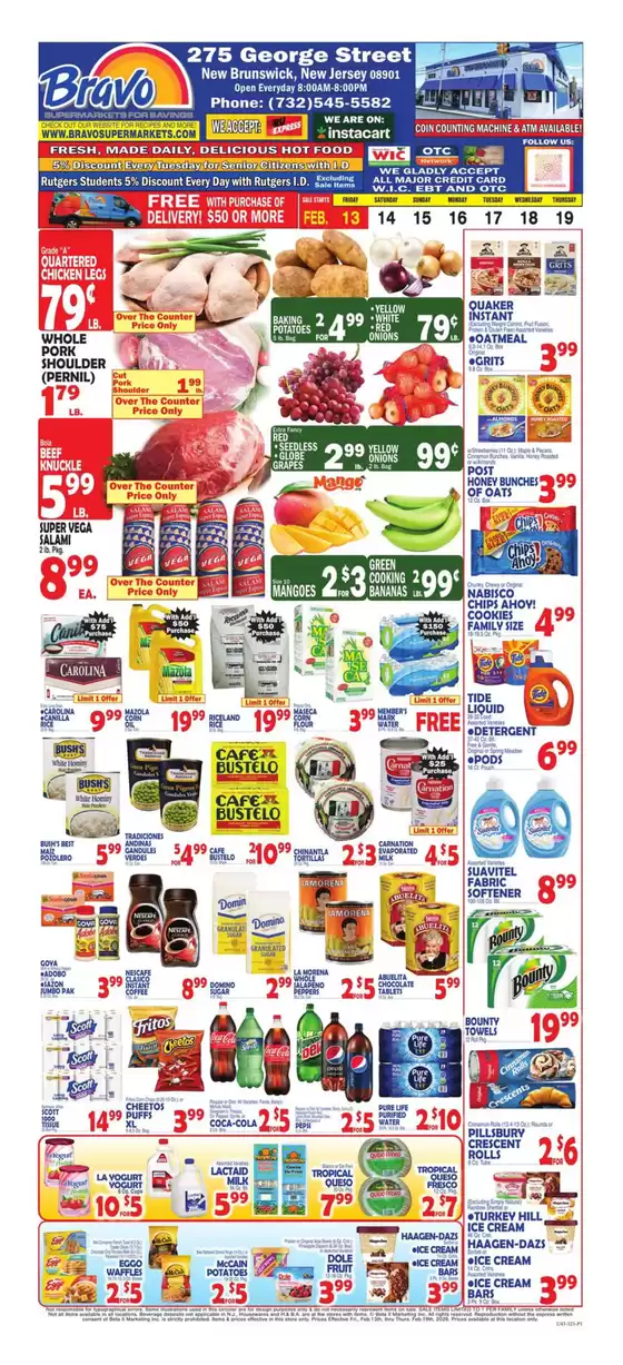 Bravo Supermarkets catalogue in Smithville TN | Exclusive bargains | 2026-02-13T00:00:00.000Z - 2026-02-19T00:00:00.000Z